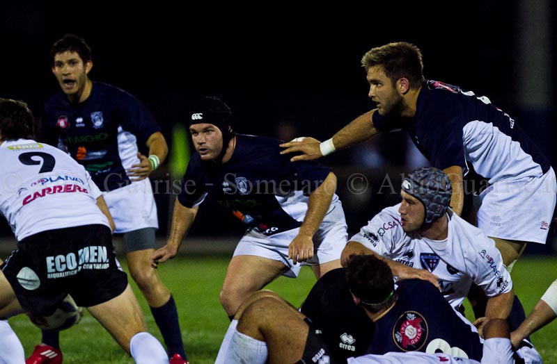 Una fase di gioco nel precampionato tra Mogliano e Petrarca