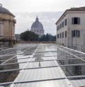 Acea e governatorato della città del Vaticano inaugurano nuova vetrata fotovoltaica musei vaticani.