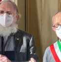 Bruno Pedrosa e il sindaco di Asolo, Mauro Migliorini