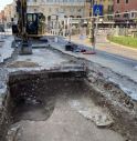 Resti di una domus romana scoperti in Piazza Bra a Verona