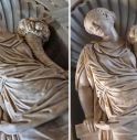 Venezia, guida segnala un danno a una statua di Palazzo Ducale