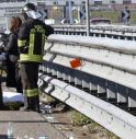 Fiamme e paura sull'autostrada Catania-Siracusa