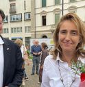 Mirella Balliana con l'ex sindaco Miatto