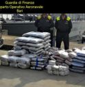 Maxi sequestro di droga, sulla barca oltre 300 kg di marijuana e hashish