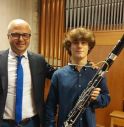 Da sinistra, Stefano Canazza (direttore del Conservatorio Steffani) e Daniele Falco.