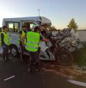 Strage in A4: in tanti in fila per la camera ardente a Riccione