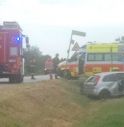 Auto fuori strada a Colle Umberto: intervengono i soccorsi