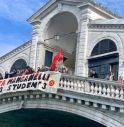 protesta studenti Ponte rialto