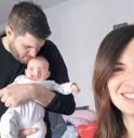 Mamma Alessandra, papà Nicola e la piccola Vittoria