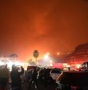 Vasto incendio a Los Angeles - (Afp)