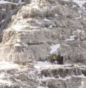 Recupero su monte Civetta, ferrata degli Alleghesi