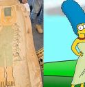 Marge Simpson in un sarcofago egizio