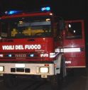 Incendio alla casa colonica 