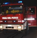 Tetto incendiato a Oderzo