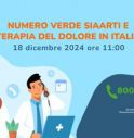 'Numero verde Siaarti e terapia del dolore in Italia', online il talk.