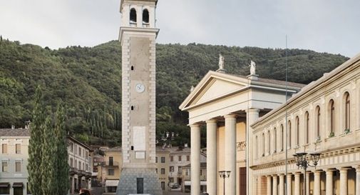 Piazza Marconi a Valdobbiadene