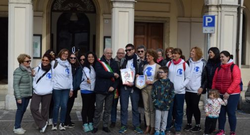 4mila km a piedi per la compagna, Christian anche a Castelfranco