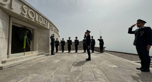 Cerimonia al sacrario di Cima Grappa