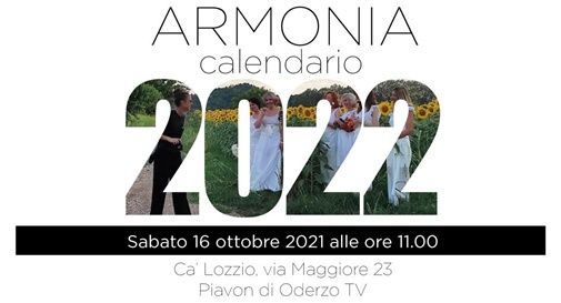 calendario 2022, intitolato “Armonia”