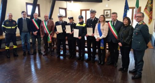 Sempre presenti durante la pandemia: premiati i Vigili di Meduna, Chiarano e Torre di Mosto