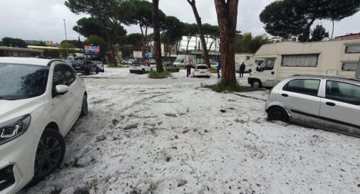 Violento temporale sul Garda: super-grandinata 