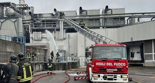 Incendio nel pastificio Rana per lo scoppio di un gruppo frigo 