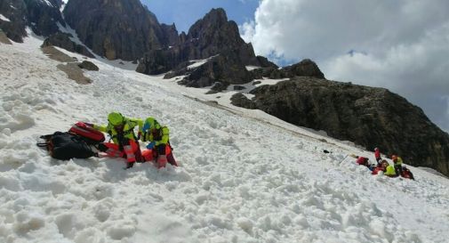 Valanga sulle Pale di San Martino, due feriti, uno è grave