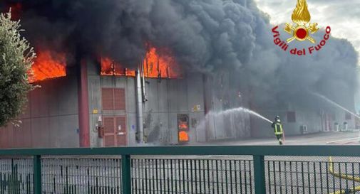 Incendio Bottecchia: analisi escludono pericoli per la qualità dell'aria 