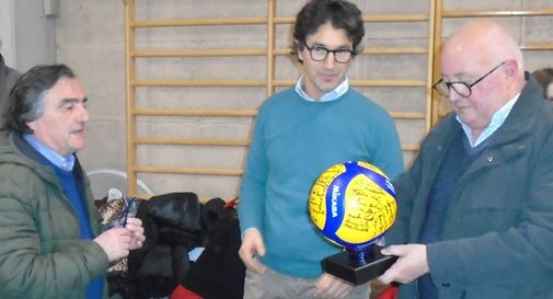 Premiato Dino Amistani, ex presidente della Pallavolo Conegliano