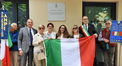 A Conegliano inaugurata una targa dedicata a Giacomo Matteotti 