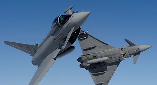 caccia Eurofighter Typhoon