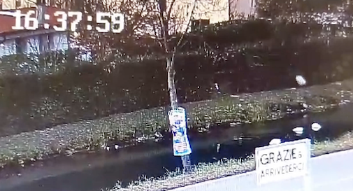 Treviso, lancia sacchi pieni di rifiuti nel canale: incastrato dalle telecamere - Video 