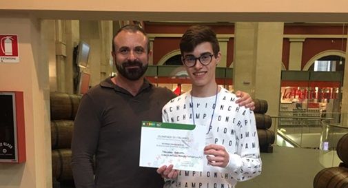 Francesco Paronetto secondo alle Olimpiadi di Italiano 2019