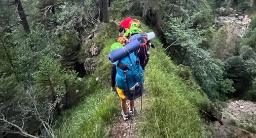 Scout in difficoltà salvate poco prima del temporale