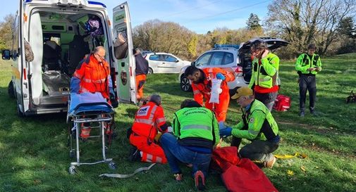 Ferita da un colpo di fucile durante la caccia