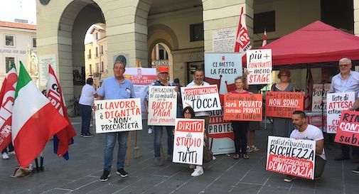 mobilitazione cgil Treviso