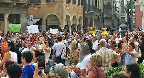 manifestazione no pass Treviso 