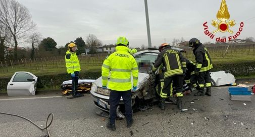 Incidente a Salgareda: il conducente della Punto resta in gravi condizioni