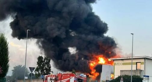 Incendio in azienda chimica nel vicentino, allertati i residenti