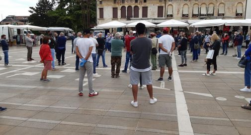 Proteste al mercato di Oderzo