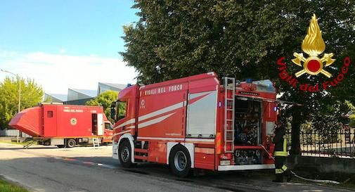 incendio azienda chimica Villorba