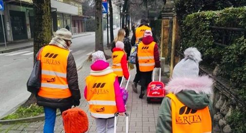 A Mogliano festa per i dieci anni del Pedibus