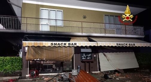 Incendio al bar di Quinto, scattano le denunce