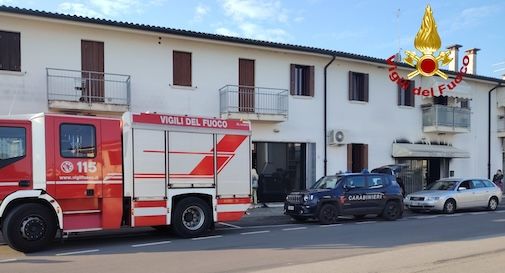 incendio negozio parrucchieri Povegliano