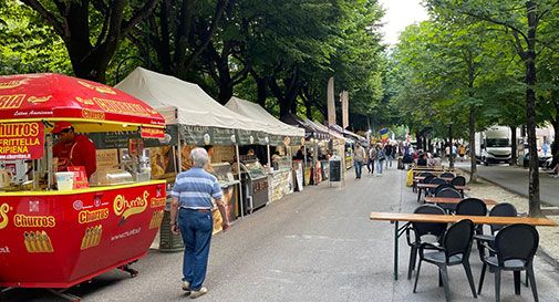 Viale della Vittoria a Vittorio Veneto