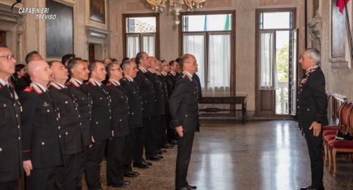 A Treviso la visita del Comandante regionale dei Carabinieri