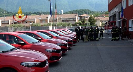 Vittorio Veneto, consegnate alla caserma dei Vigili del Fuoco 14 nuove vetture - VIDEO