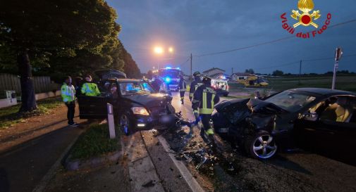 Grave incidente a Fontanelle: cinque feriti in uno scontro frontale