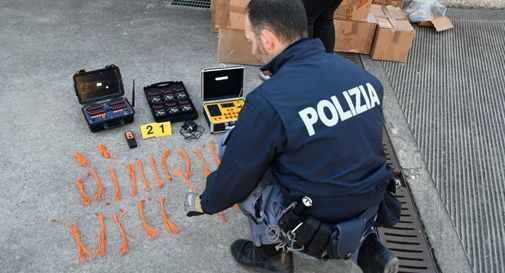 Sequestrati sul Montello tre quintali e mezzo fuochi d'artificio illegali