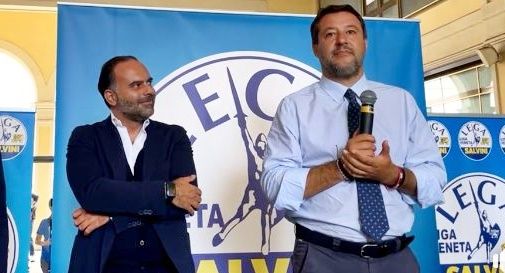 Matteo Salvini a Montebelluna